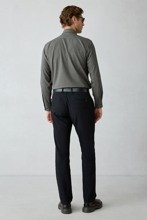 Dark Navy Relaxed Fit Cotton Sweatpants