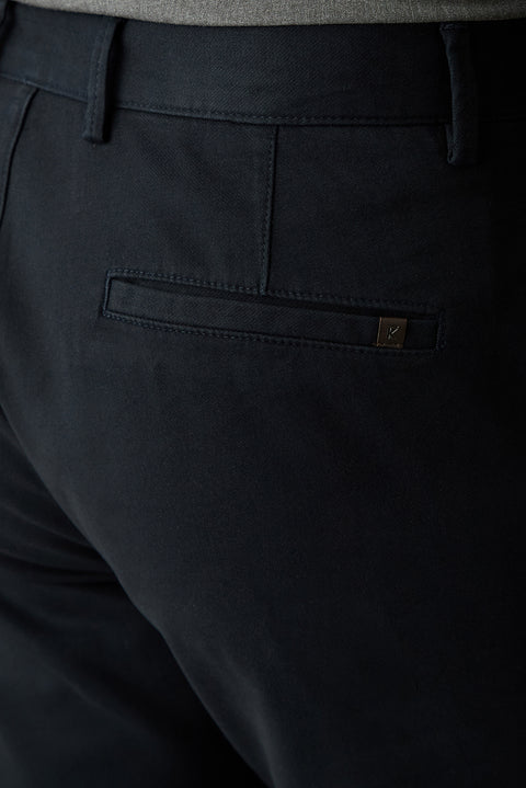 Dark Navy Relaxed Fit Cotton Sweatpants