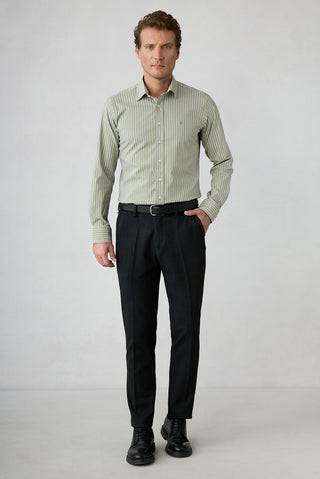 Koyu Antrasit Slim Fit Beli Lastikli Spor Pantolon