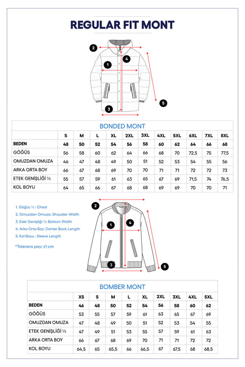 Black Regular Fit Stand-Up Collar Plain Quilted Casual Jacket