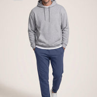 Dark Navy Regular Fit Cotton Drawstring Elasticated Sweatpants