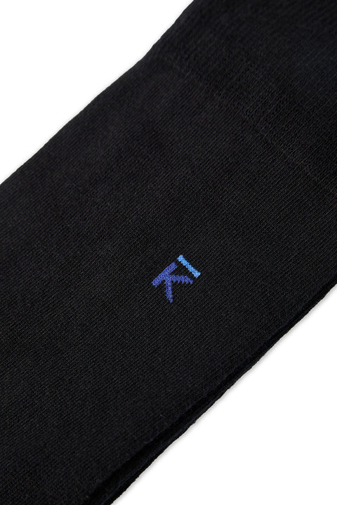 Siyah Tekli Pamuklu Çorap