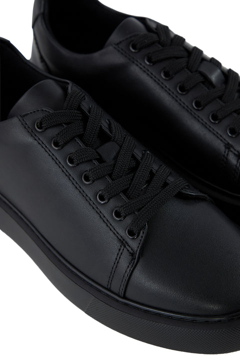 Siyah Memory Foam EVA Taban Rahat Konforlu Günlük Spor Sneaker Ayakkabı