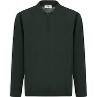 Asker Haki Polo Yaka Düğmeli Regular Fit Sıcak Tutan Yünlü Triko Kazak