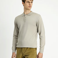 Taş Polo Yaka Regular Fit Yünlü Triko Kazak