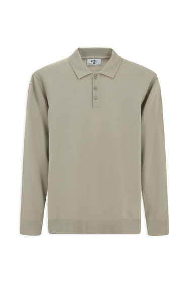 Taş Polo Yaka Regular Fit Yünlü Triko Kazak