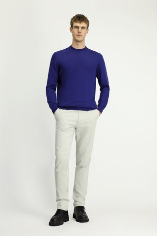  İndigo Yarım Balıkçı Yaka Regular Fit Pamuklu Kaşmirli Triko Kazak