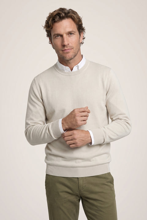 Taş Bisiklet Yaka Regular Fit Triko Kazak