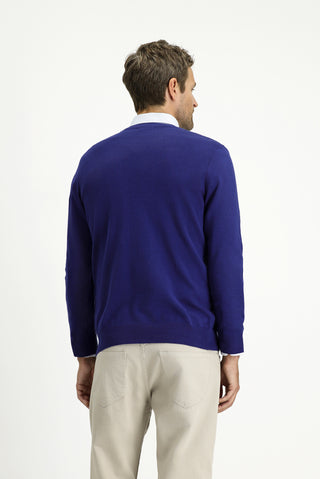  İndigo Bisiklet Yaka Regular Fit Pamuklu Kaşmirli Triko Kazak
