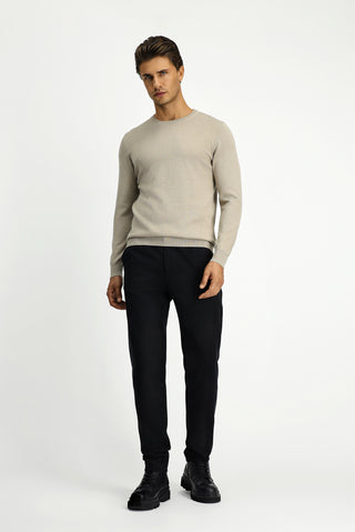  Orta Vizon Bisiklet Yaka Regular Fit Pamuklu Kaşmirli Triko Kazak