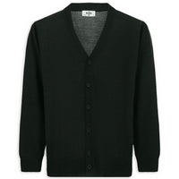 Asker Haki V Yaka Düğmeli Yünlü Örme Triko Hırka