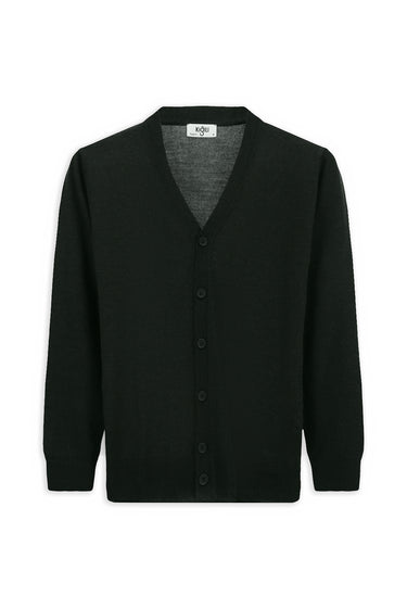 Asker Haki V Yaka Düğmeli Yünlü Örme Triko Hırka