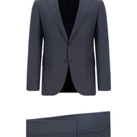 Açık Füme Klasik Desenli Takım Elbise