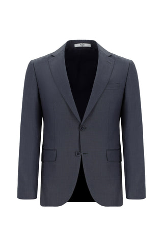  Açık Füme 6 Drop Regular Fit Standart Kesim Desenli Takım Elbise