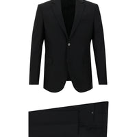 Siyah Slim Fit Dar Kesim Klasik Takım Elbise