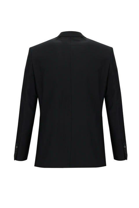 Siyah 7 Drop Slim Fit Dar Kesim Takım Elbise