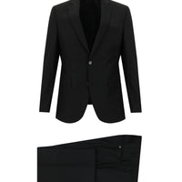 Siyah Slim Fit Dar Kesim Klasik Takım Elbise