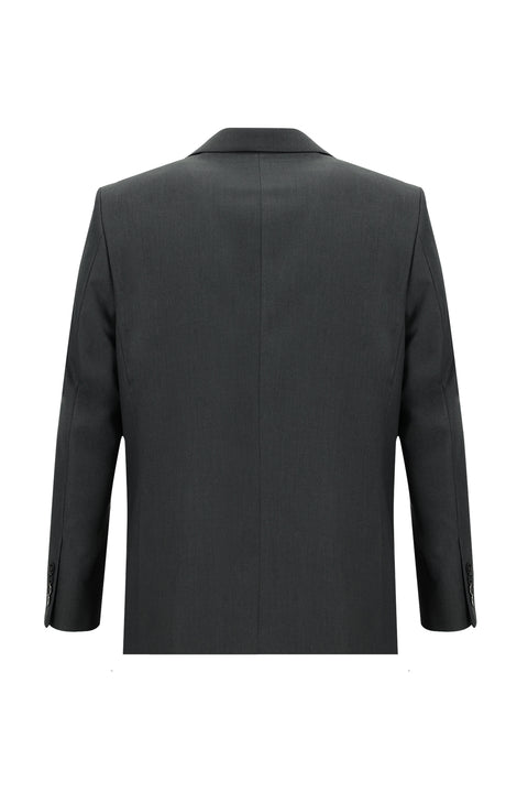 Koyu Füme 4 Drop Relaxed Fit Rahat Kesim Takım Elbise