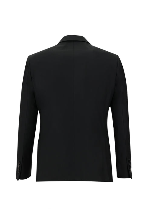 Açık Siyah 7 Drop Slim Fit Dar Kesim Kombinli Yelekli Takım Elbise