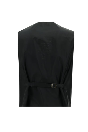Siyah Slim Fit Dar Kesim Klasik Yelekli Takım Elbise
