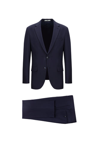  Koyu Lacivert Regular Fit Klasik Takım Elbise