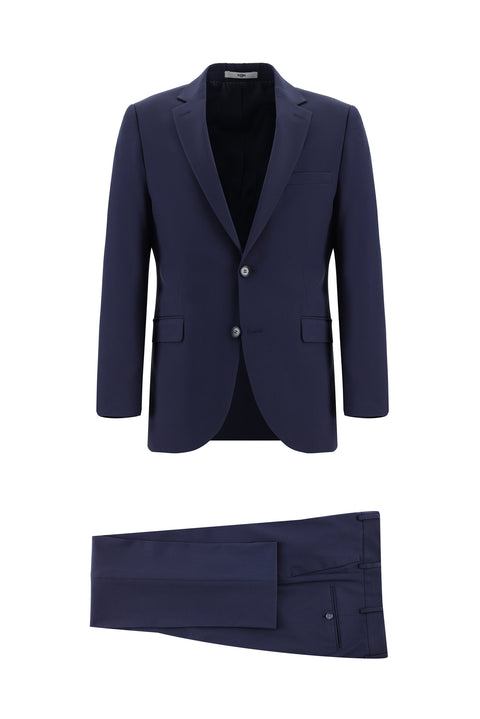 Koyu Lacivert 7 Drop Slim Fit Dar Kesim Takım Elbise
