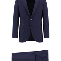 Koyu Lacivert Slim Fit Dar Kesim Klasik Takım Elbise