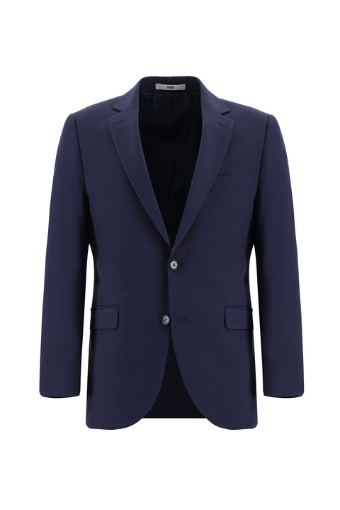 Koyu Lacivert 4 Drop Relaxed Fit Rahat Kesim Takım Elbise