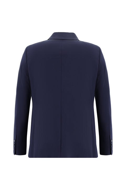 Koyu Lacivert 4 Drop Relaxed Fit Rahat Kesim Takım Elbise