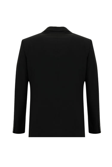 Siyah Regular Fit Klasik Takım Elbise