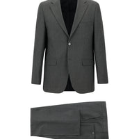 Koyu Füme Relaxed Fit Rahat Kesim Klasik Takım Elbise