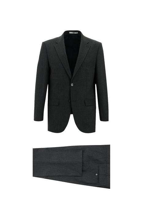 Koyu Füme 4 Drop Relaxed Fit Rahat Kesim Takım Elbise