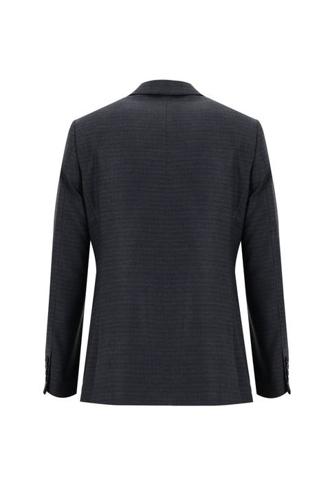 Marengo 7 Drop Slim Fit Dar Kesim Beli Lastikli İpli Desenli Takım Elbise