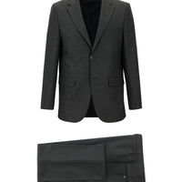 Koyu Füme Relaxed Fit Rahat Kesim Klasik Takım Elbise