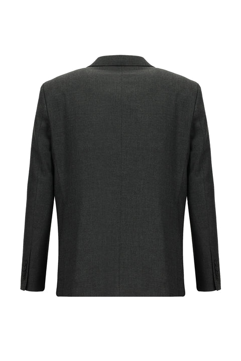 Dark Gray 4-Drop Relaxed Fit Suit