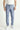  Açık Lacivert Slim Fit Dar Kesim Beli Lastikli İpli Takım Elbise