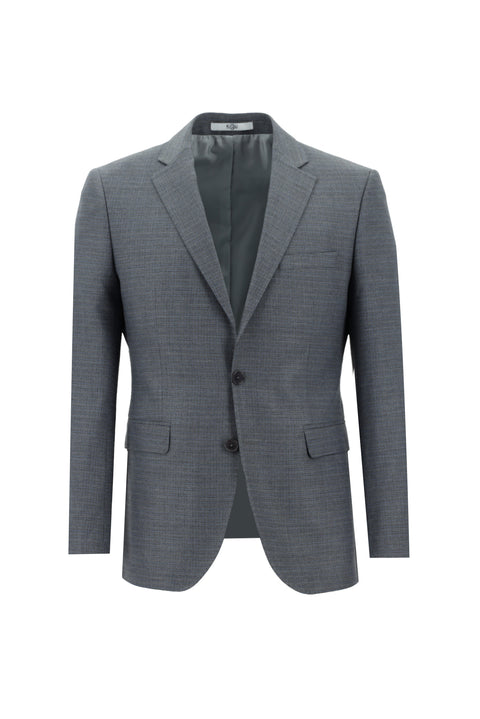 Orta Füme 7 Drop Slim Fit Dar Kesim Takım Elbise