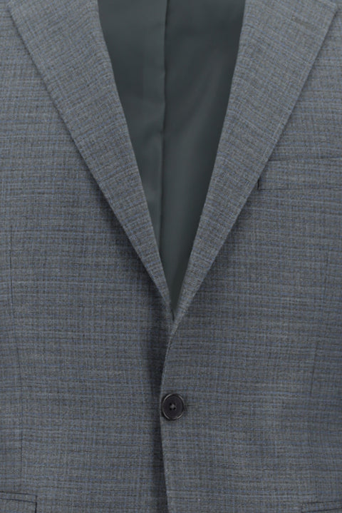 Orta Füme 7 Drop Slim Fit Dar Kesim Takım Elbise