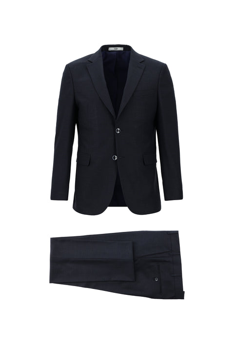 Koyu Lacivert 7 Drop Slim Fit Dar Kesim Takım Elbise