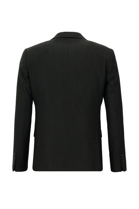 Koyu Antrasit 7 Drop Slim Fit Dar Kesim Kombinli Yelekli Takım Elbise