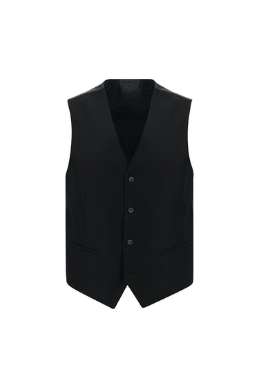 Koyu Antrasit Slim Fit Dar Kesim Kombinli Yelekli Takım Elbise