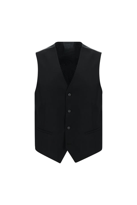 Koyu Antrasit 7 Drop Slim Fit Dar Kesim Kombinli Yelekli Takım Elbise