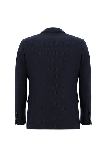 Açık Lacivert Regular Fit Kombinli Yelekli Takım Elbise