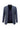 Orta Lacivert Slim Fit Dar Kesim Beli Lastikli İpli Kombinli Yelekli Takım Elbise