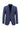 Havacı Mavi Slim Fit Dar Kesim Klasik Desenli Takım Elbise