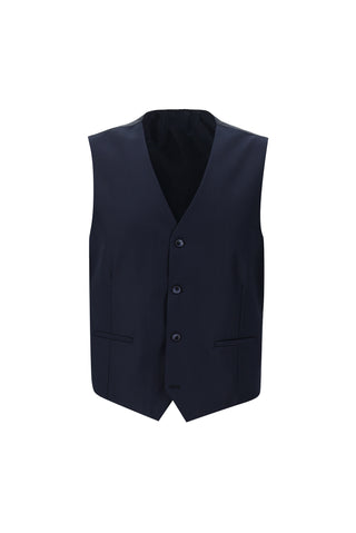  Saks Mavi 6 Drop Regular Fit Standart Kesim Kombinli Yelekli Takım Elbise