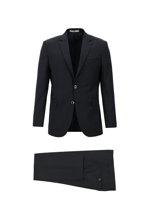 Marengo 4 Drop Relaxed Fit Rahat Kesim Yünlü Kareli Takım Elbise
