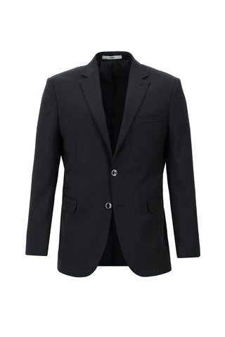  Marengo Slim Fit Dar Kesim Yünlü Klasik Kareli Takım Elbise