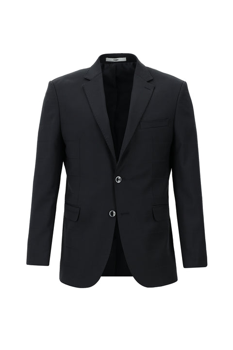 Marengo 7 Drop Slim Fit Dar Kesim Yünlü Kareli Takım Elbise