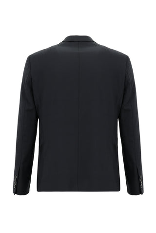  Marengo Slim Fit Dar Kesim Yünlü Klasik Kareli Takım Elbise